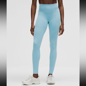 Lululemon wunder train HR tight 28" leggings NWT size 10, color "washed blue"